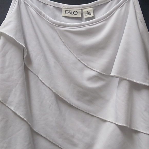 Cato white dress tank - Picture 2 of 4